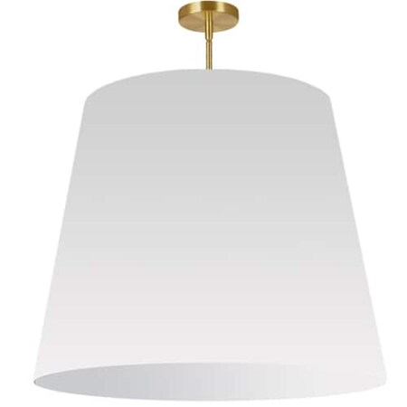 Dainolite 1Lt Oversized Drum Pendant X-Large, Wh Shade ODR-XL-790